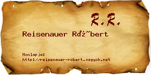 Reisenauer Róbert névjegykártya